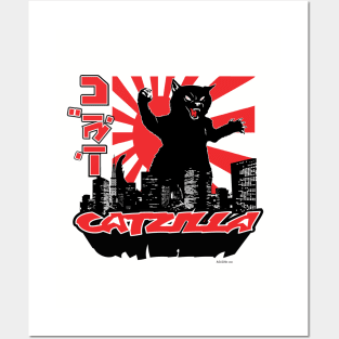 Catzilla Posters and Art